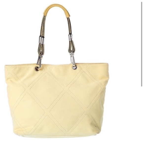 CHANEL • Cabas CC Logo Canvas Shoulder Bag - Picture 9 of 16